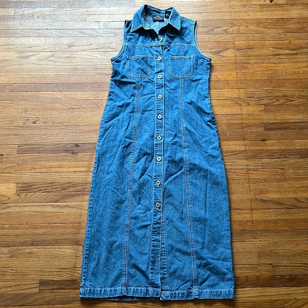 Vintage Sonoma Button Down Denim Dress